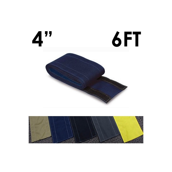 Electriduct Carpet Cable Cover, 6 ft L, 4 in W, 1 Channel, Nylon, Blue CC-SC-4-6-BL - main